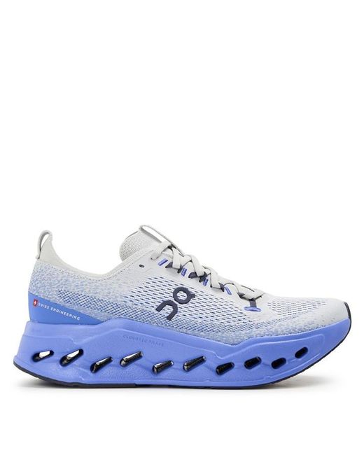 On Shoes Blue Cloudsurfer Max Road Running Shoes for men