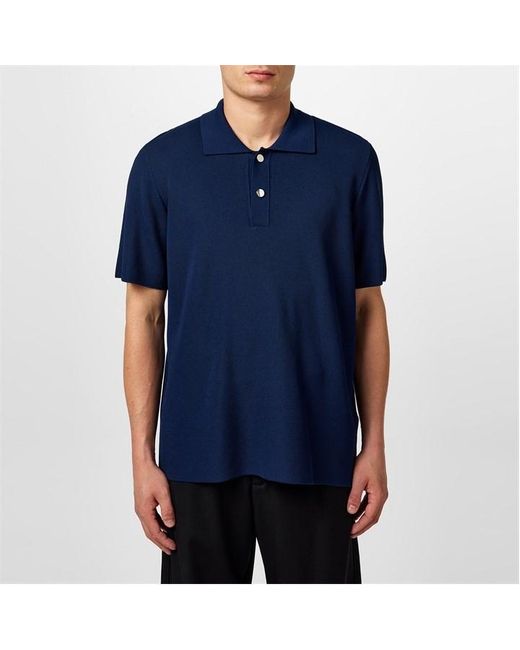 Jacquemus Blue Jacq Le Polo Maille Sn05 for men