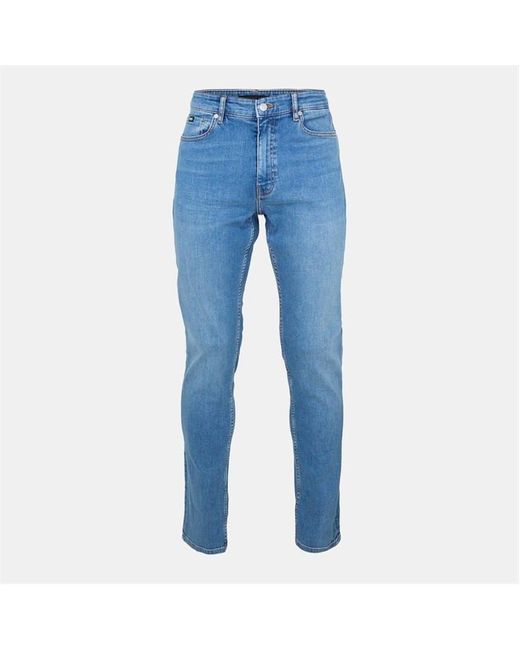 Boss Blue Delaware Denim Stretch Slim Fit Jeans for men