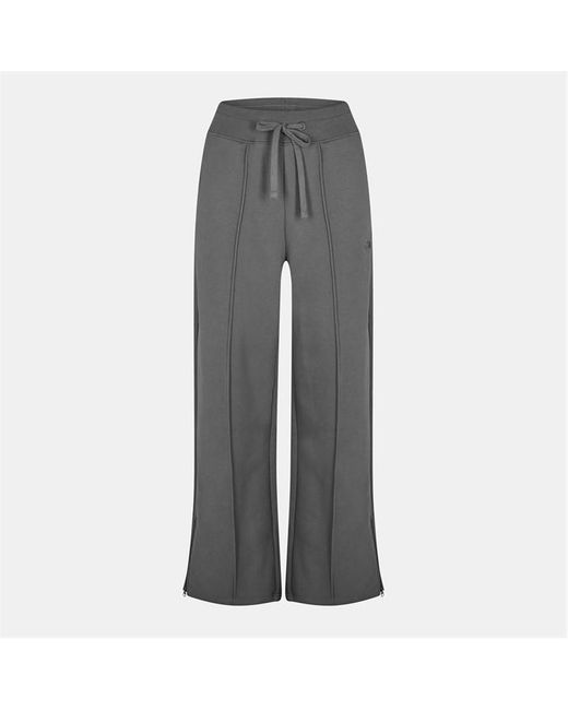 The North Face Gray Dome Wide Leg Woven Open Hem Tracksuit Joggers