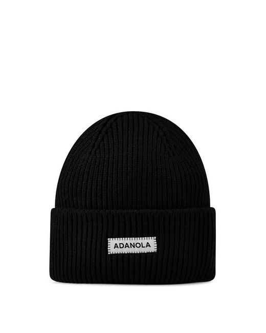 ADANOLA Black Knit Beanie