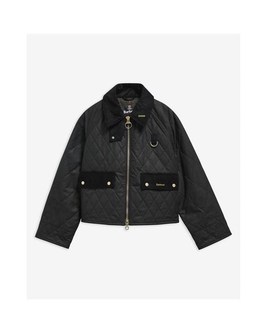 Barbour Black B.Li Qlt Spey Wax Ld64