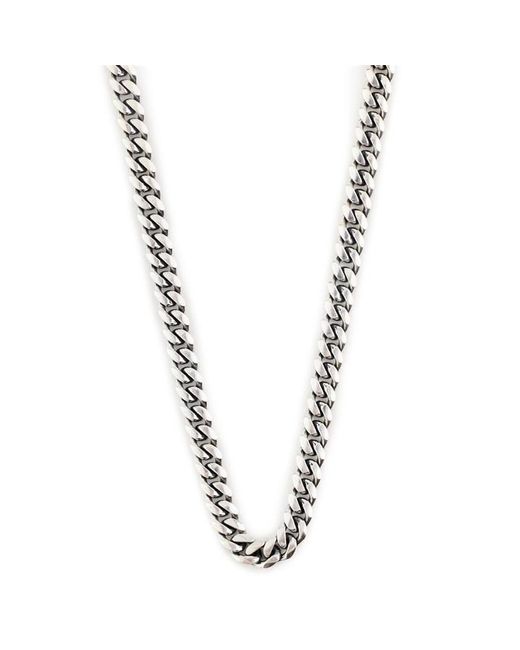 Serge Denimes Metallic Curb Chain Necklace for men