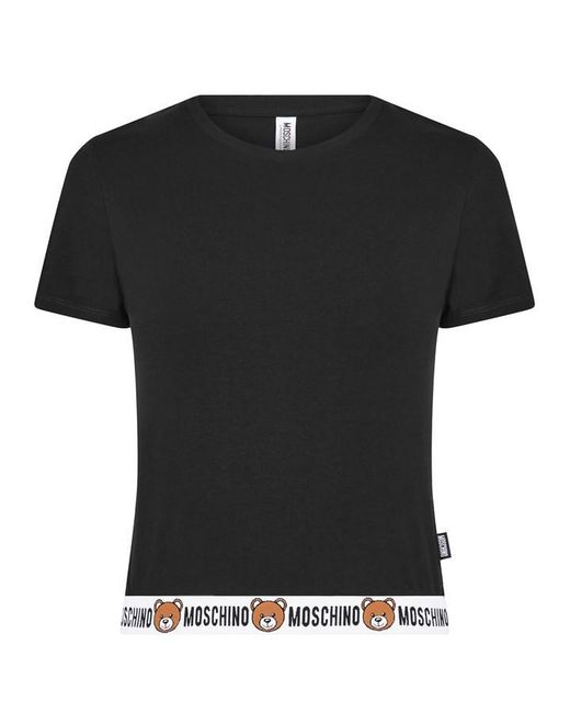 Moschino Black Band Hem T Shirt