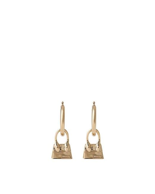 Jacquemus Metallic Les Creoles Chiquito Earrings