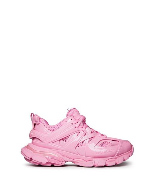 Balenciaga Pink Track Patent Sneaker
