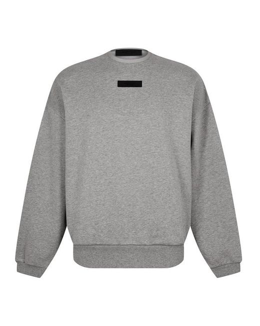 Fear Of God Gray Fge Crew Sweater Sn42 for men