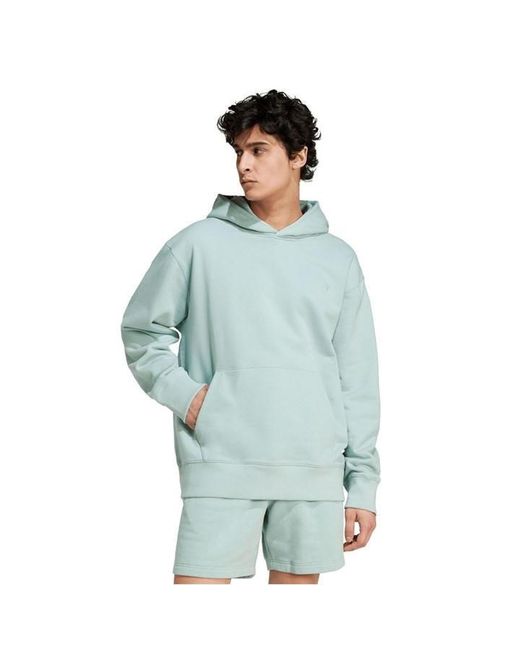 Adidas Originals Blue Premium Essentials Hoodie for men