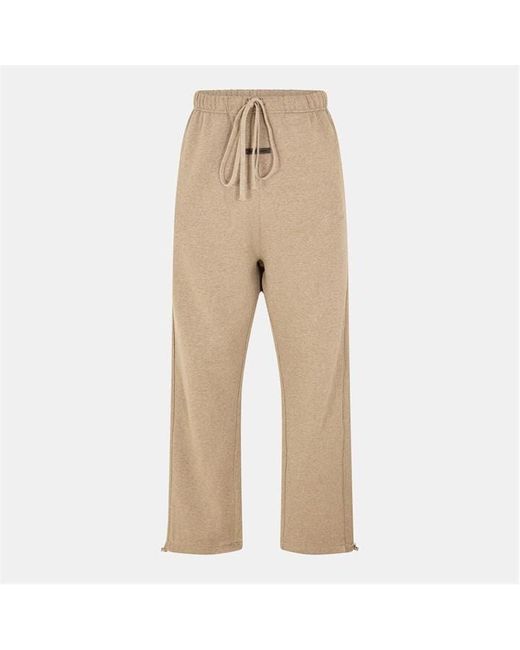 Fear Of God Natural Open Hem Fleece Jogging Bottoms for men