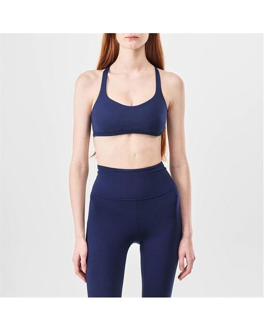 lululemon athletica Blue Free To Be Low Impact Sports Bra