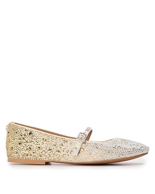 Steve Madden Natural Brissa Leopard Ballet Pumps
