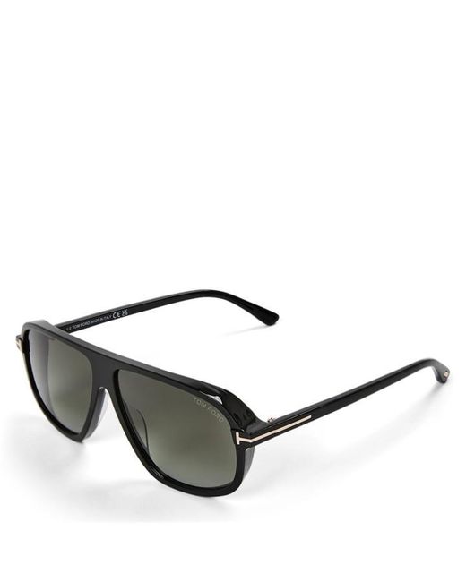 Tom Ford Gray Aviator Sunglasses
