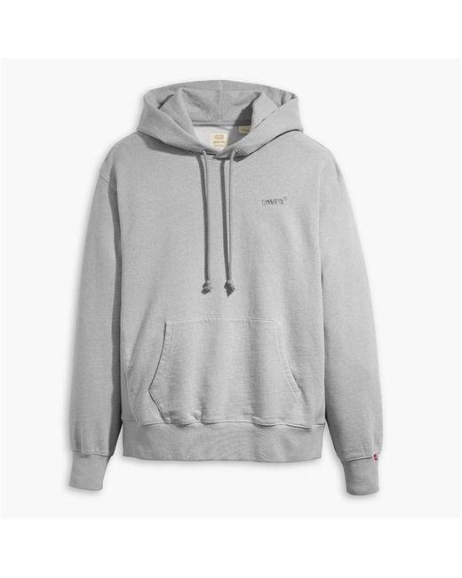 Levi's Gray The Authentic Hoodie Light Gra for men