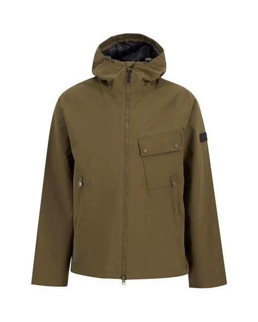 Barbour Green Mispen Waterproof Jacket for men