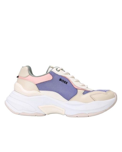 Boss Blue Noa Chunky Runn Trainers