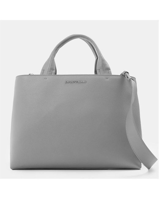 Emporio Armani Gray Tote Bag