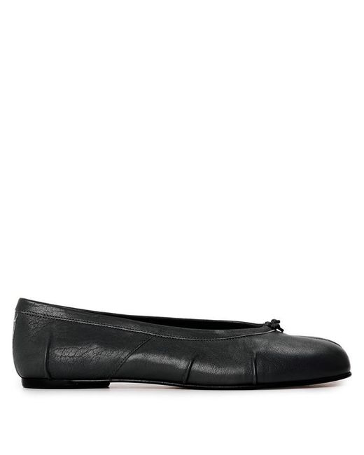 Maison Margiela Black Mmm Tabi Ballerina N Ld63