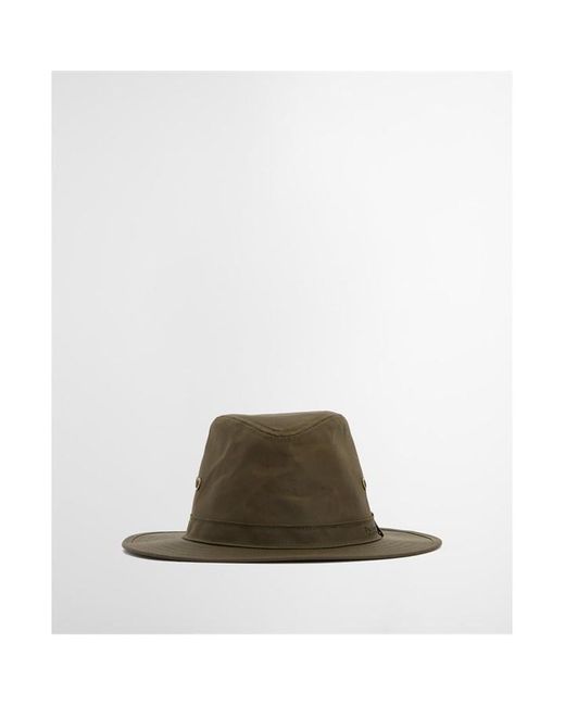 Barbour Green Dawson Safari Trilby Hat for men