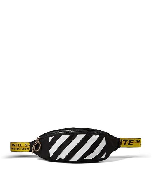 Off-White c/o Virgil Abloh Black Binder Fanny Pack Accessory for men