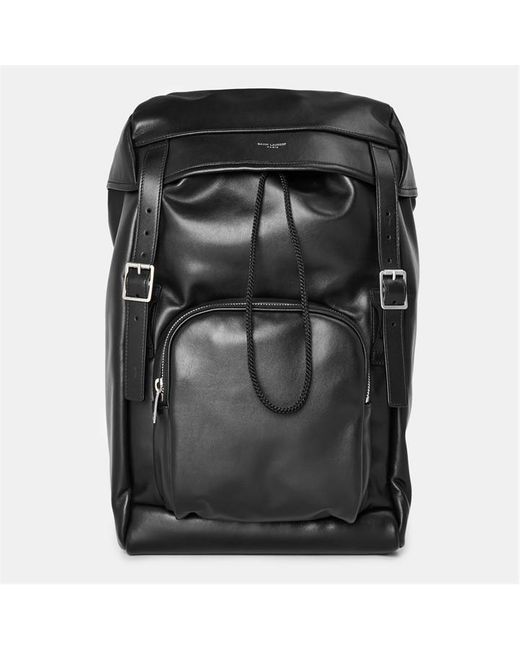 Saint Laurent Black Ming Backpack for men