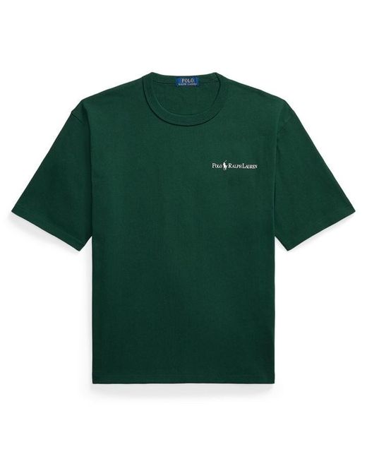 Polo Ralph Lauren Green Relaxed Fit Logo Jersey T-shirt for men