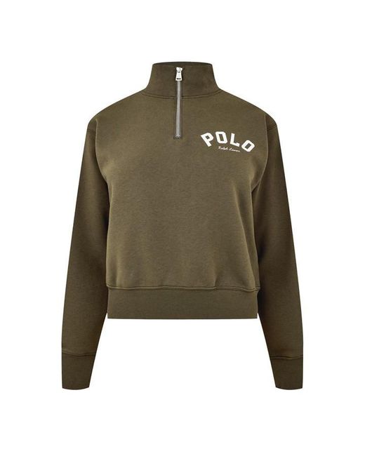 Polo Ralph Lauren Green Quarter Zip Top