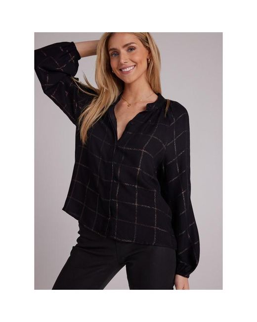 Bella Dahl Black Long-Sleeve Plain Shirt