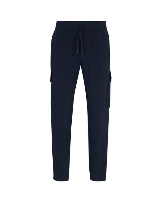 Boss Blue Urbanex Cargo Trousers for men