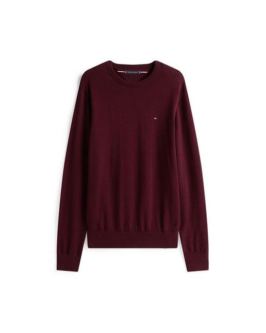 Tommy Hilfiger Purple Crew Neck Jumper for men