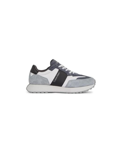 Calvin Klein White Suede Trainers for men