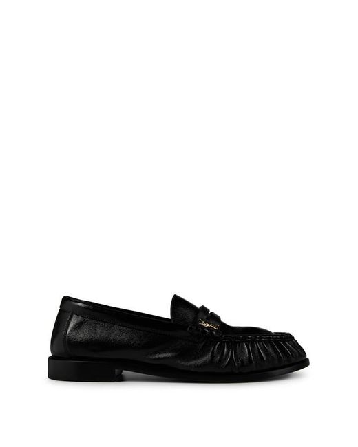 Saint Laurent Black Le Loafer Penny Slippers for men