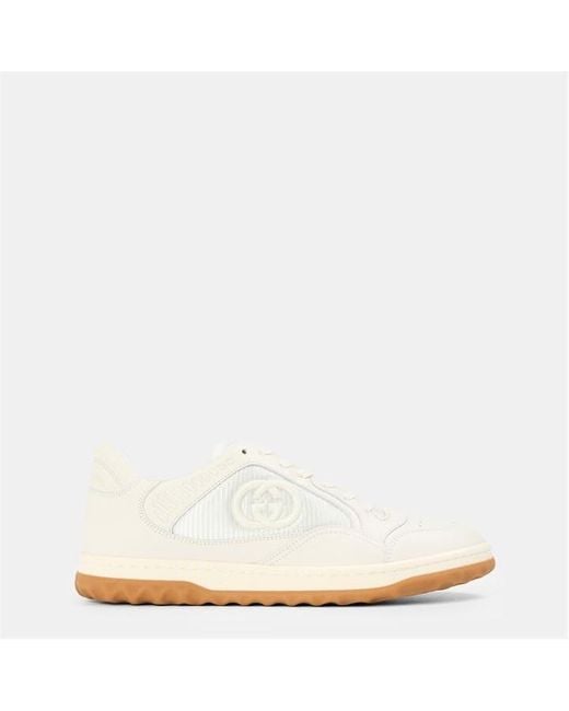 Gucci Blue Mac80 Leather Trainers