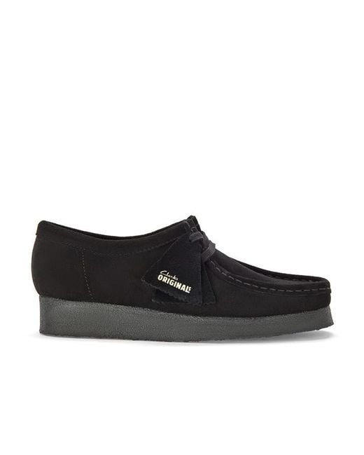 Clarks Black Wallabee Shoes for men