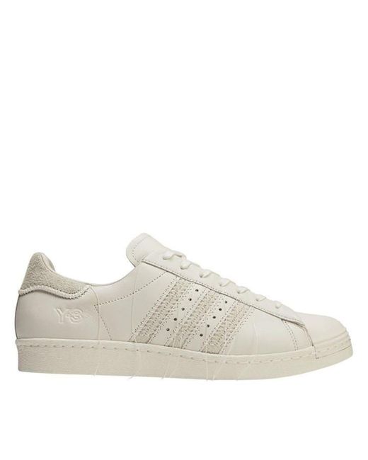 Y-3 White Superstar Trainers Size 6 for men
