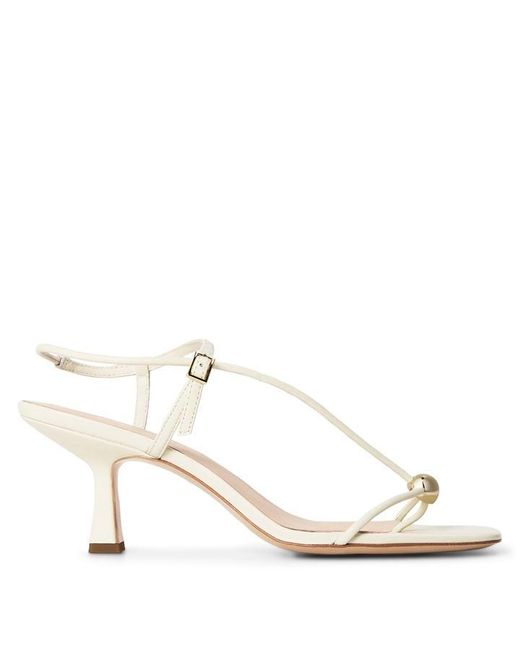 Loeffler Randall White Triana Heeled Sandals