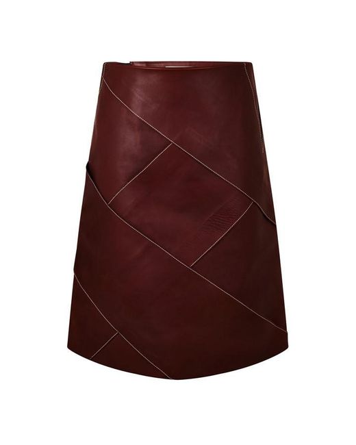 Bottega Veneta Brown Midi Skirt