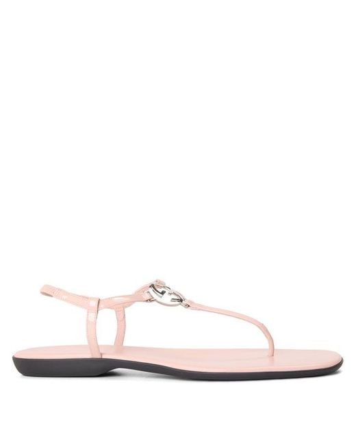 Gucci Pink Gg Ease Sndl Ld64
