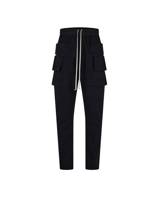 Rick Owens Black Ds Creatchcargo Cargo Trouser for men