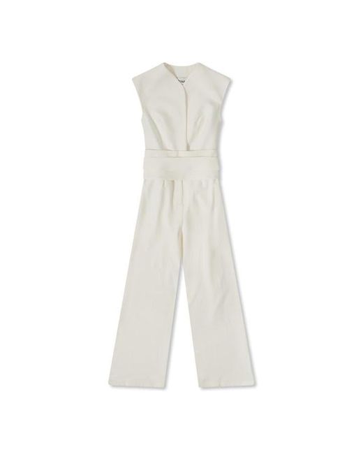 Odd Muse White Jumpsuit