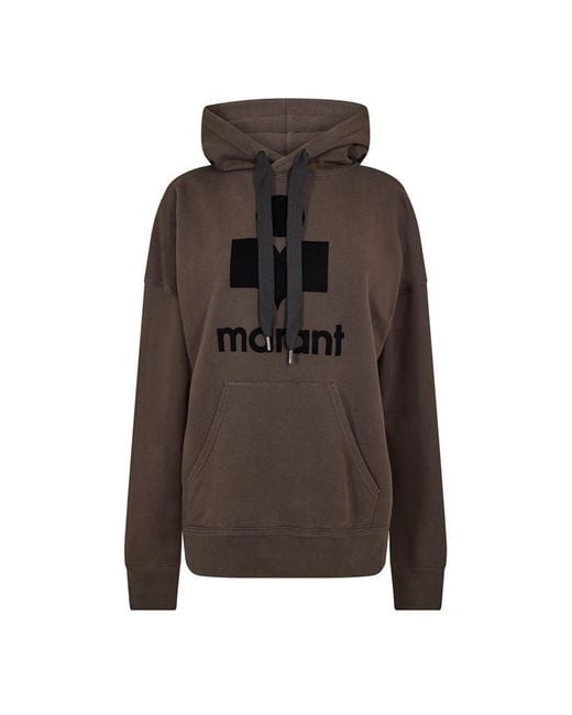 Isabel Marant Brown Mansel Logo Hoodie