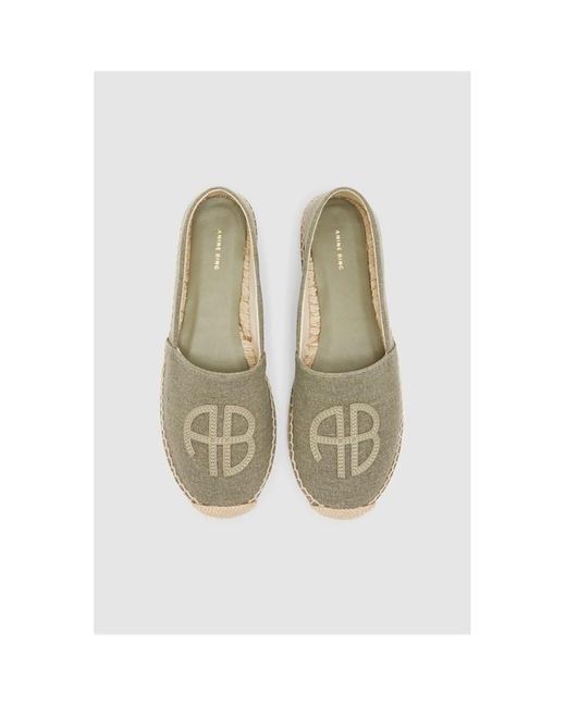 Anine Bing White Espadrilles