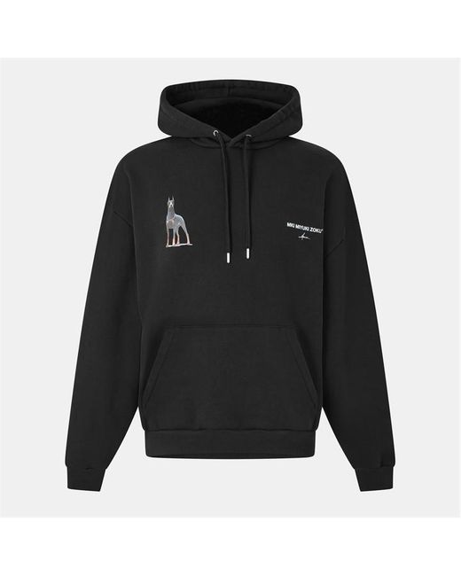 MKI Miyuki-Zoku Black Design Studio Hoodie for men
