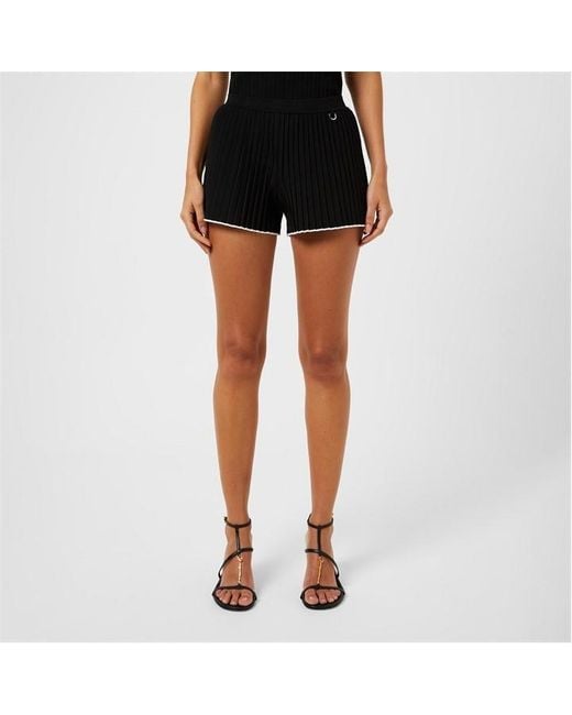 Jacquemus Black Le Maille Plissé Pleated Knitted Shorts