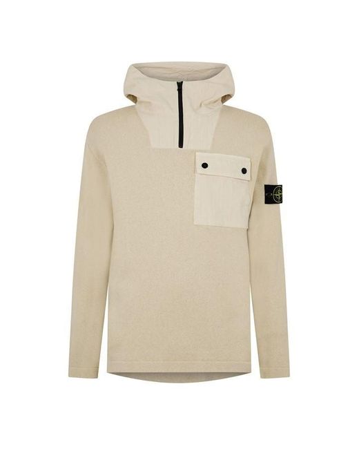 Stone Island Natural Stone Hooded Knit Sn42 for men