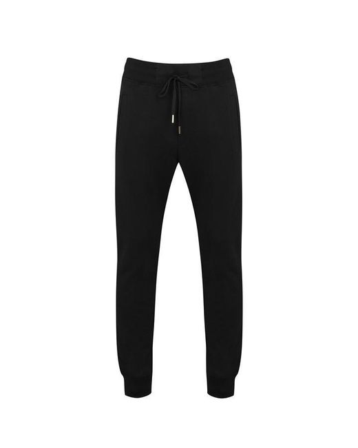 Versace Jeans Couture Black Side Logo Jogging Bottoms for men