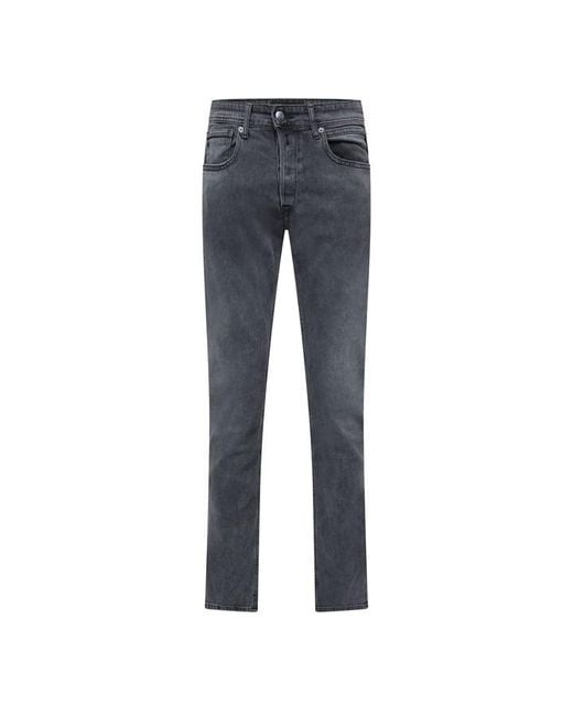 Replay Blue Grover Straight-Fit Jeans for men
