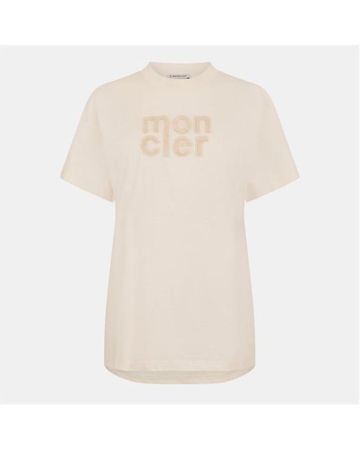 Moncler Natural Short Sleeve T-Shirt