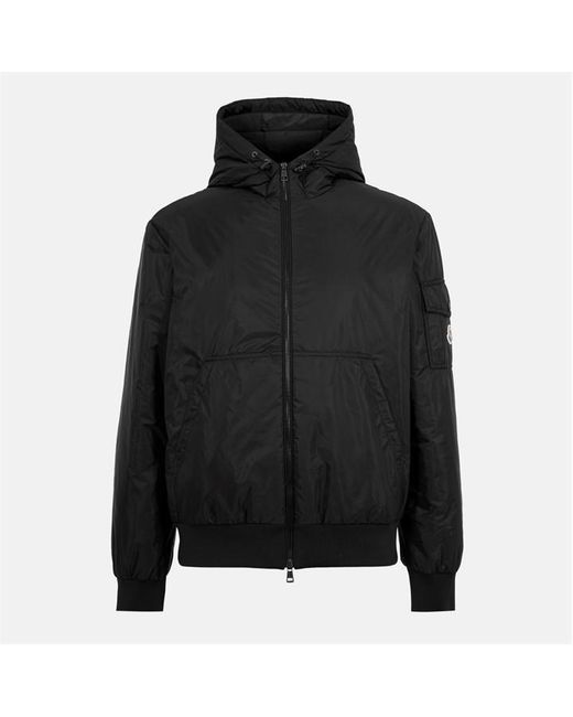 Moncler Black Puffer Bomber Jacket for men