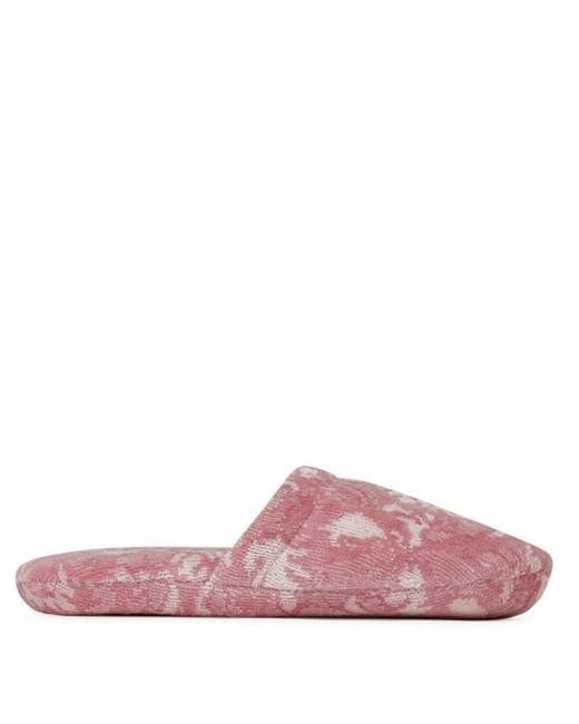 Versace Pink Barocco Slippers