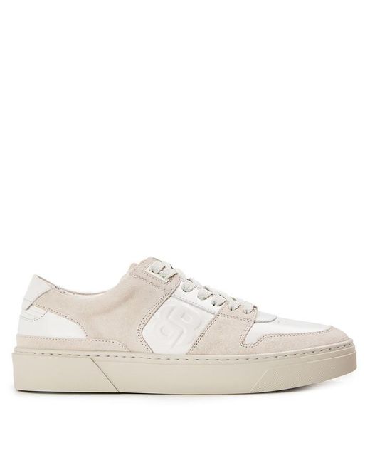 Boss White Tennis Shoes for men